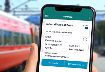 Interrail mobile Global Pass